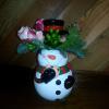 Snowman cookie jar Arrangements in this container start at $45
