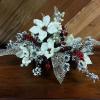 Silk White poinsettia $95